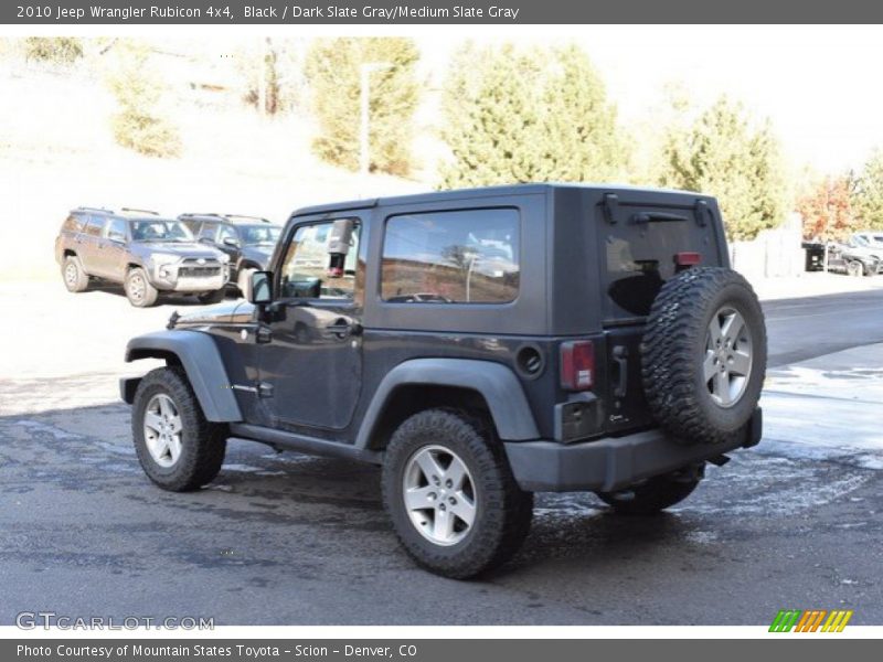 Black / Dark Slate Gray/Medium Slate Gray 2010 Jeep Wrangler Rubicon 4x4