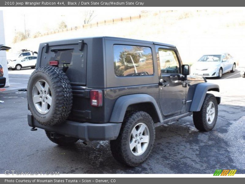 Black / Dark Slate Gray/Medium Slate Gray 2010 Jeep Wrangler Rubicon 4x4