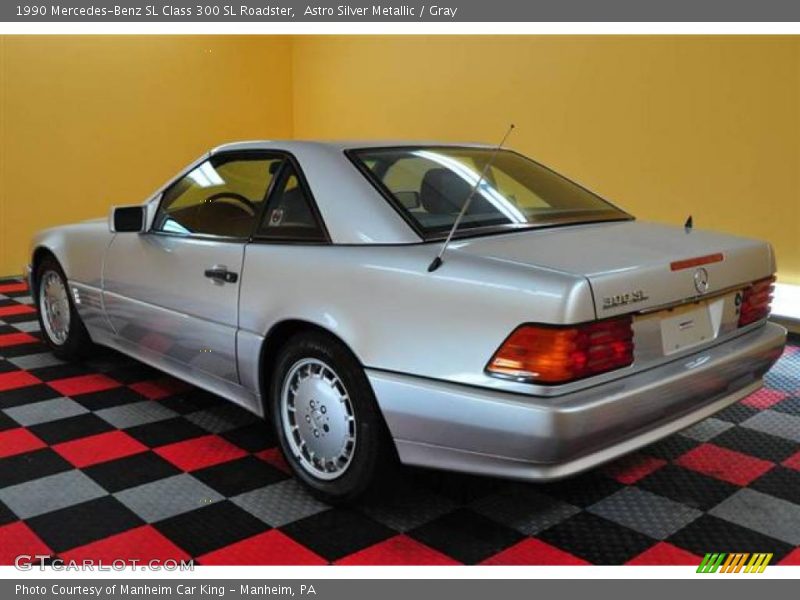 Astro Silver Metallic / Gray 1990 Mercedes-Benz SL Class 300 SL Roadster