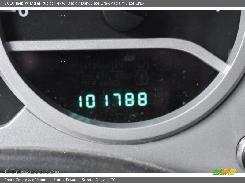 Black / Dark Slate Gray/Medium Slate Gray 2010 Jeep Wrangler Rubicon 4x4