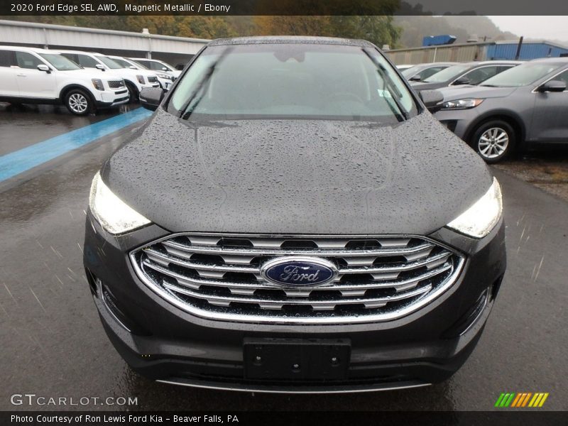 Magnetic Metallic / Ebony 2020 Ford Edge SEL AWD