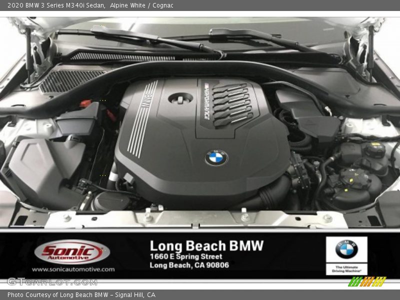 Alpine White / Cognac 2020 BMW 3 Series M340i Sedan