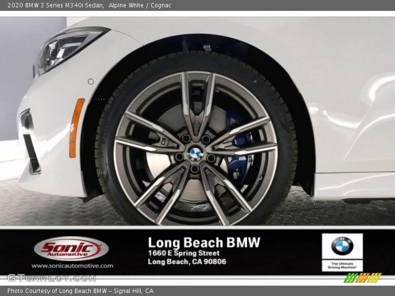 Alpine White / Cognac 2020 BMW 3 Series M340i Sedan