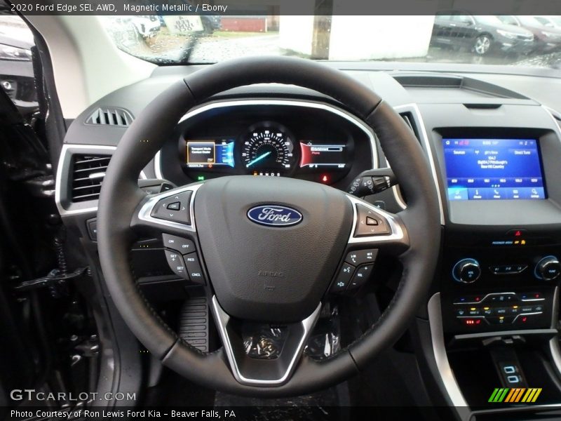 Magnetic Metallic / Ebony 2020 Ford Edge SEL AWD