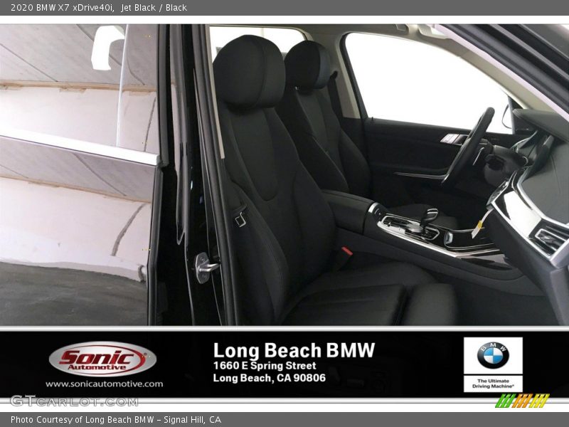 Jet Black / Black 2020 BMW X7 xDrive40i