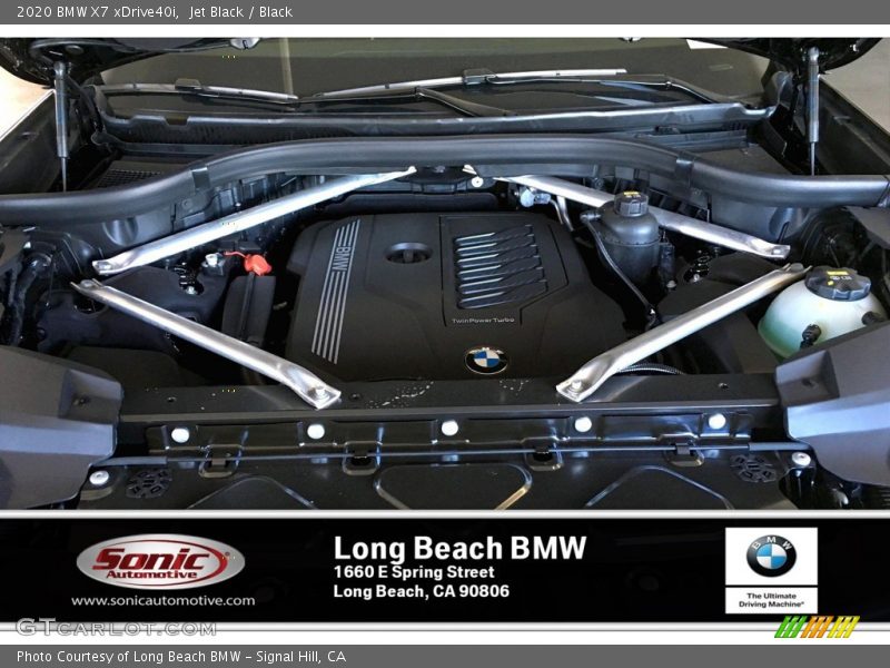 Jet Black / Black 2020 BMW X7 xDrive40i
