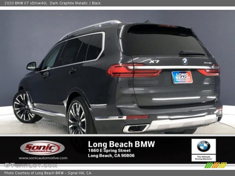 Dark Graphite Metallic / Black 2020 BMW X7 xDrive40i