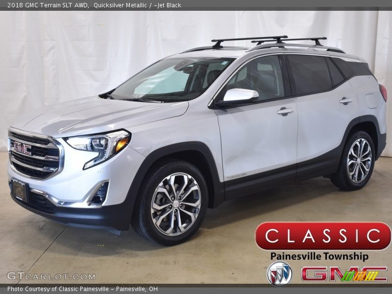 Quicksilver Metallic / ­Jet Black 2018 GMC Terrain SLT AWD