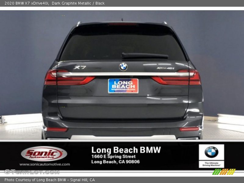 Dark Graphite Metallic / Black 2020 BMW X7 xDrive40i