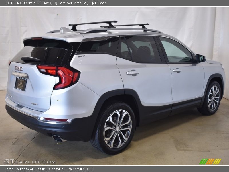 Quicksilver Metallic / ­Jet Black 2018 GMC Terrain SLT AWD