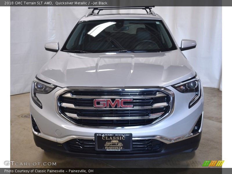 Quicksilver Metallic / ­Jet Black 2018 GMC Terrain SLT AWD