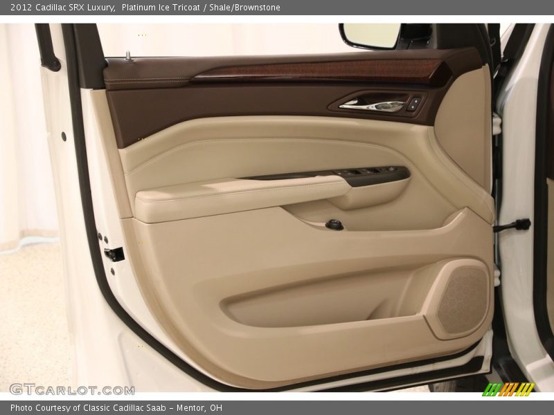 Platinum Ice Tricoat / Shale/Brownstone 2012 Cadillac SRX Luxury