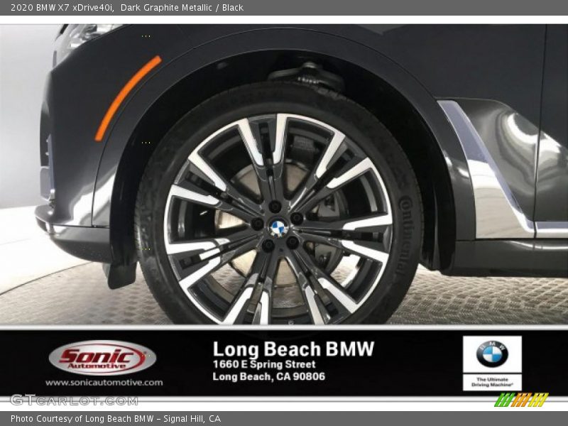 Dark Graphite Metallic / Black 2020 BMW X7 xDrive40i