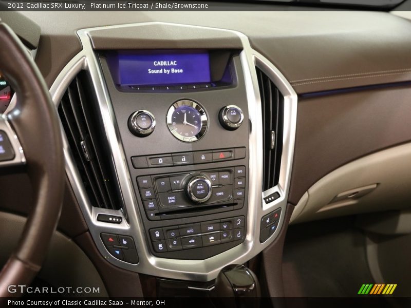 Platinum Ice Tricoat / Shale/Brownstone 2012 Cadillac SRX Luxury
