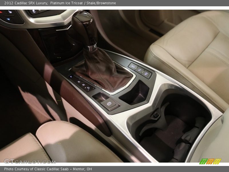 Platinum Ice Tricoat / Shale/Brownstone 2012 Cadillac SRX Luxury