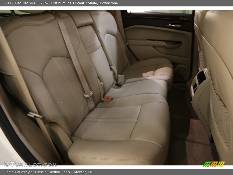 Platinum Ice Tricoat / Shale/Brownstone 2012 Cadillac SRX Luxury
