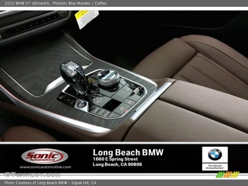 Phytonic Blue Metallic / Coffee 2020 BMW X7 xDrive40i