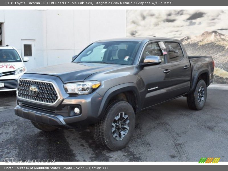 Magnetic Gray Metallic / Graphite w/Gun Metal 2018 Toyota Tacoma TRD Off Road Double Cab 4x4