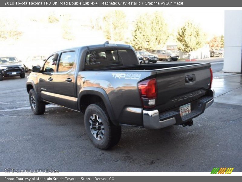 Magnetic Gray Metallic / Graphite w/Gun Metal 2018 Toyota Tacoma TRD Off Road Double Cab 4x4