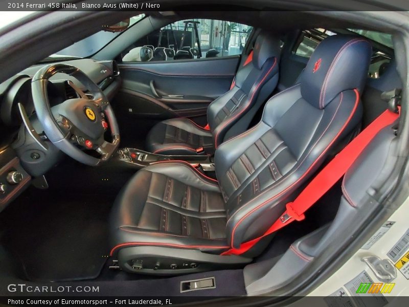  2014 458 Italia Nero Interior