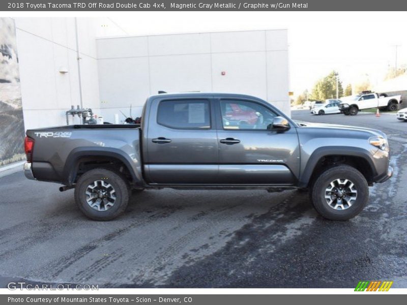 Magnetic Gray Metallic / Graphite w/Gun Metal 2018 Toyota Tacoma TRD Off Road Double Cab 4x4