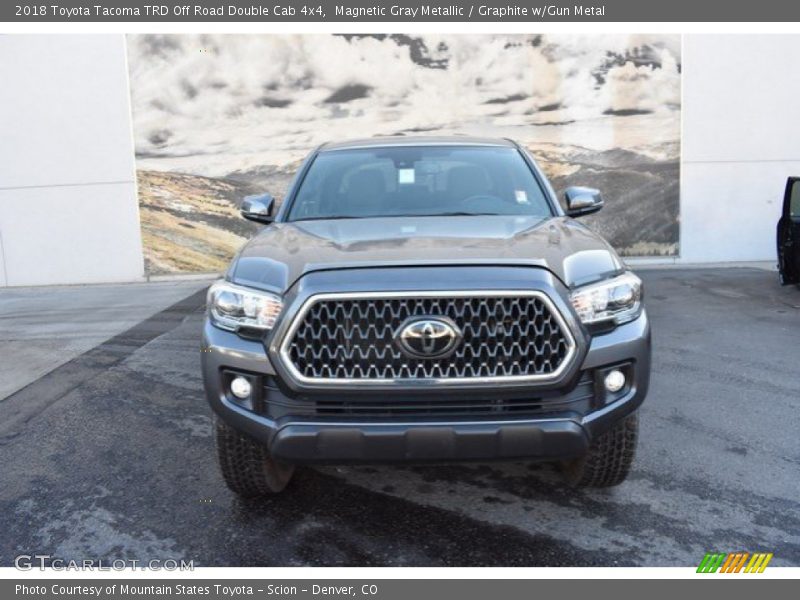 Magnetic Gray Metallic / Graphite w/Gun Metal 2018 Toyota Tacoma TRD Off Road Double Cab 4x4