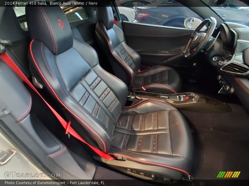 Front Seat of 2014 458 Italia