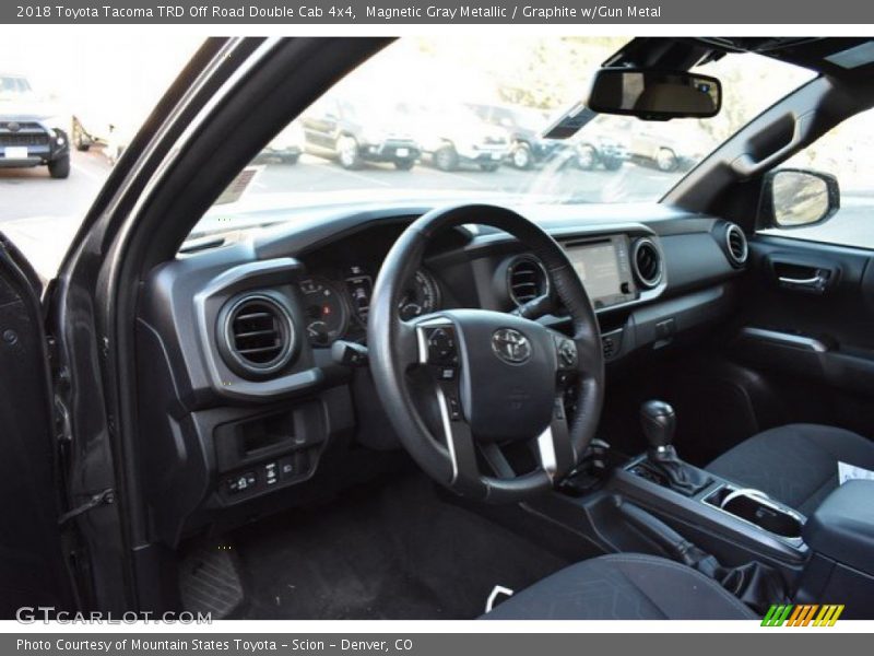 Magnetic Gray Metallic / Graphite w/Gun Metal 2018 Toyota Tacoma TRD Off Road Double Cab 4x4
