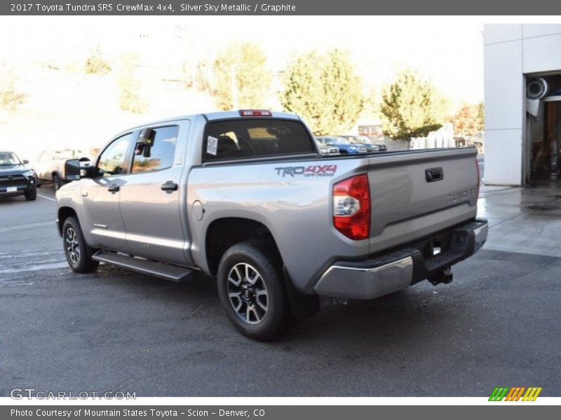 Silver Sky Metallic / Graphite 2017 Toyota Tundra SR5 CrewMax 4x4