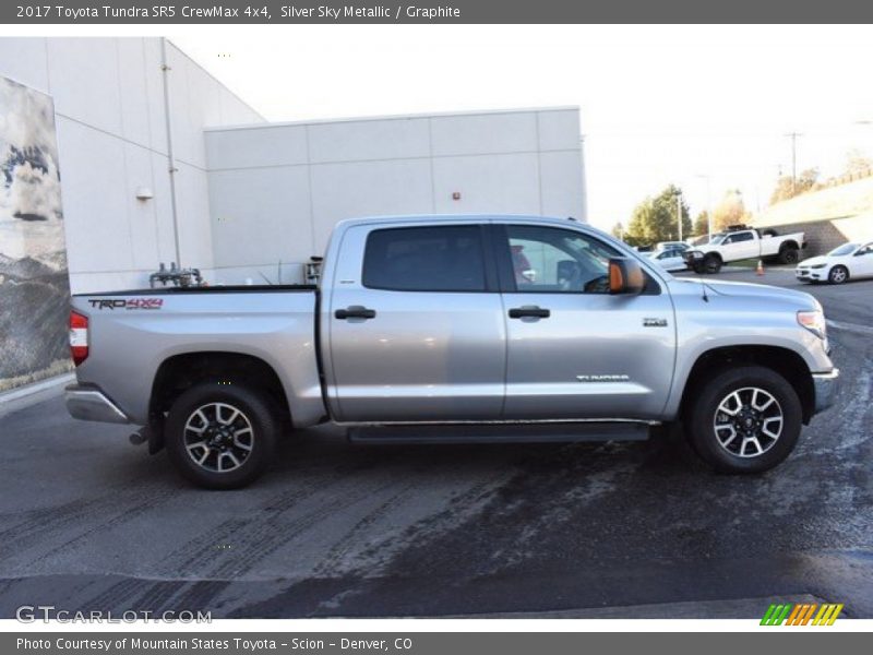 Silver Sky Metallic / Graphite 2017 Toyota Tundra SR5 CrewMax 4x4