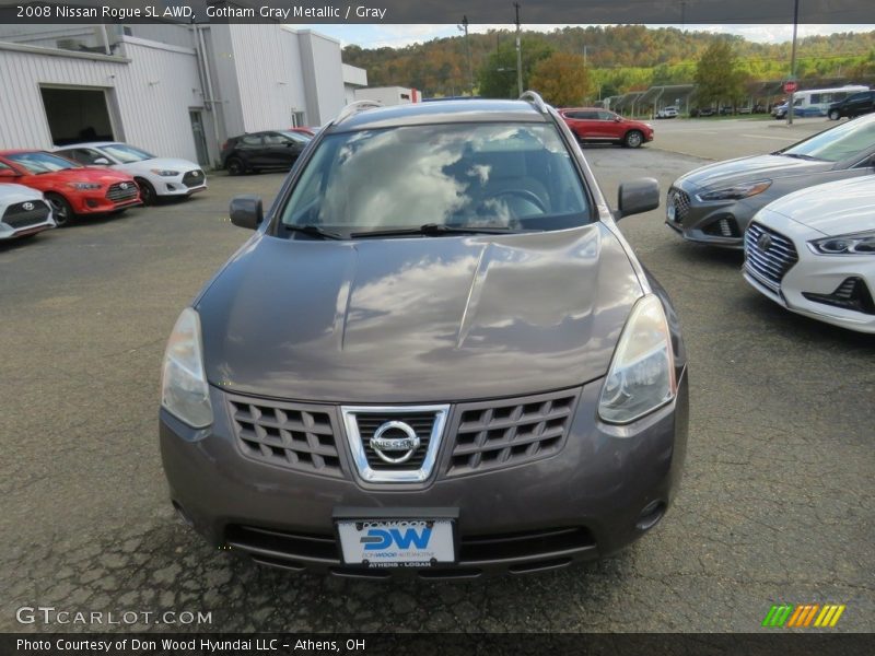 Gotham Gray Metallic / Gray 2008 Nissan Rogue SL AWD