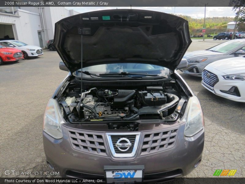 Gotham Gray Metallic / Gray 2008 Nissan Rogue SL AWD