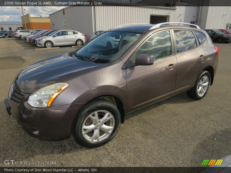 Gotham Gray Metallic / Gray 2008 Nissan Rogue SL AWD