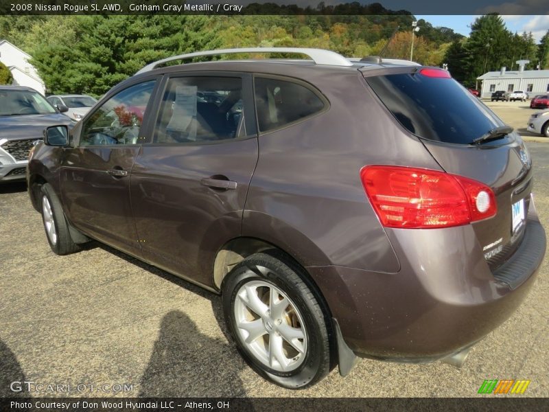 Gotham Gray Metallic / Gray 2008 Nissan Rogue SL AWD