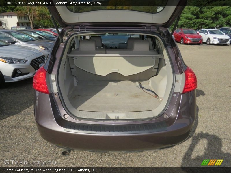 Gotham Gray Metallic / Gray 2008 Nissan Rogue SL AWD