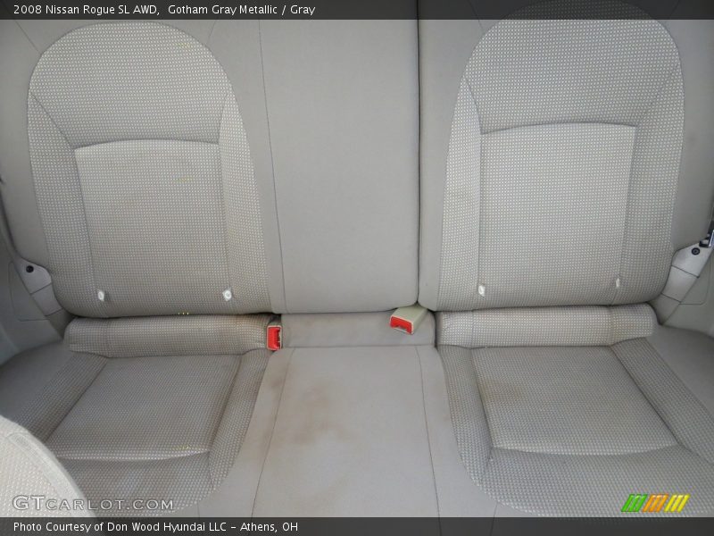 Gotham Gray Metallic / Gray 2008 Nissan Rogue SL AWD