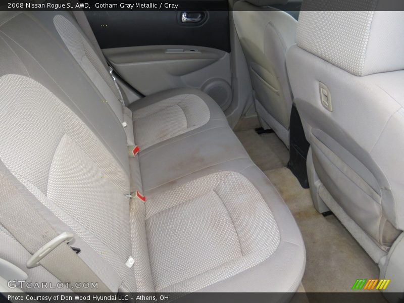 Gotham Gray Metallic / Gray 2008 Nissan Rogue SL AWD