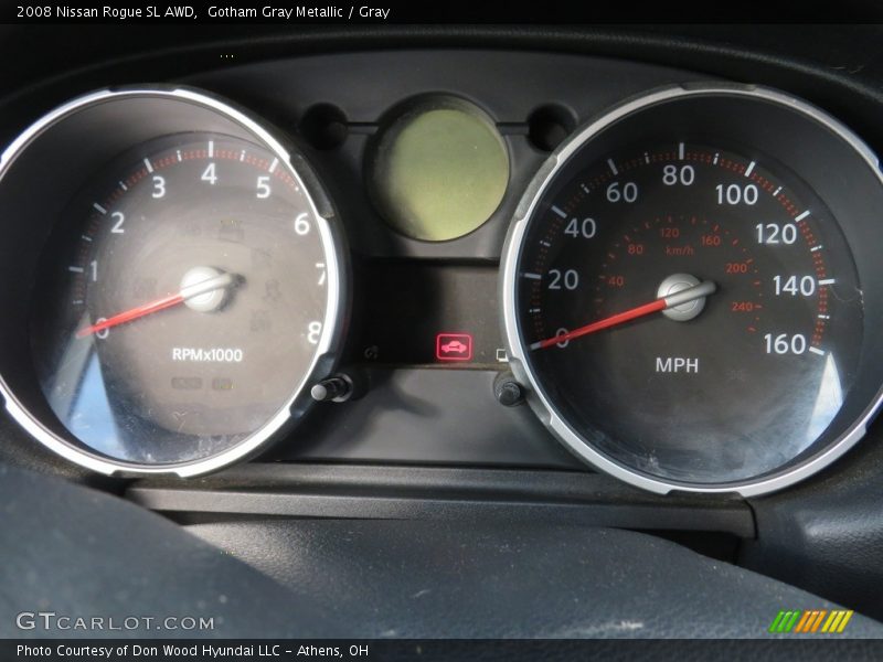 Gotham Gray Metallic / Gray 2008 Nissan Rogue SL AWD