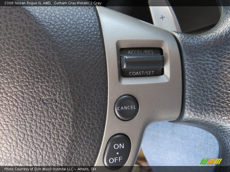 Gotham Gray Metallic / Gray 2008 Nissan Rogue SL AWD