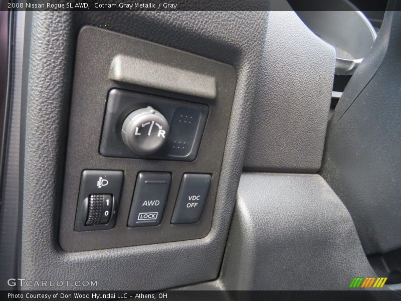 Gotham Gray Metallic / Gray 2008 Nissan Rogue SL AWD