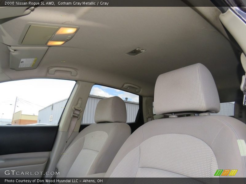 Gotham Gray Metallic / Gray 2008 Nissan Rogue SL AWD