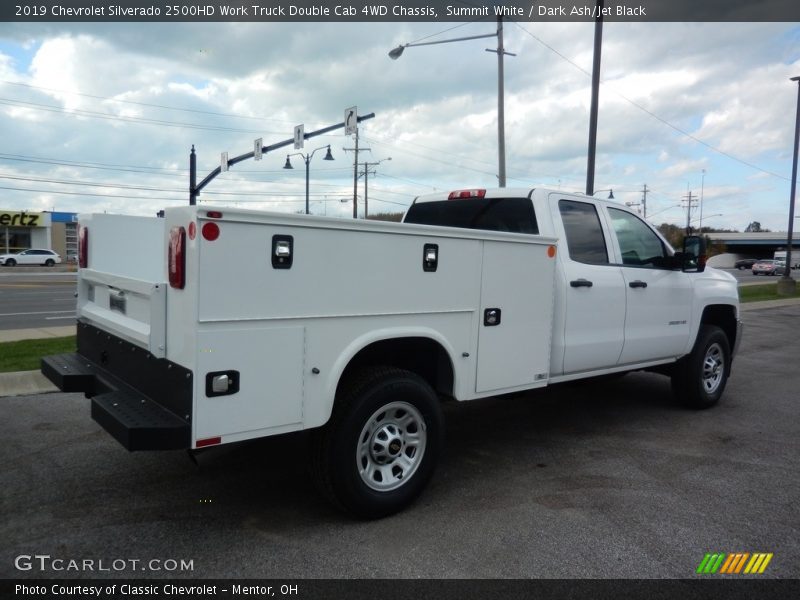 Summit White / Dark Ash/Jet Black 2019 Chevrolet Silverado 2500HD Work Truck Double Cab 4WD Chassis