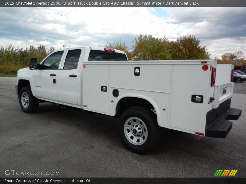 Summit White / Dark Ash/Jet Black 2019 Chevrolet Silverado 2500HD Work Truck Double Cab 4WD Chassis
