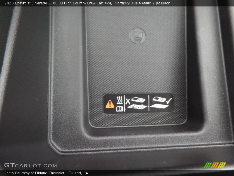Northsky Blue Metallic / Jet Black 2020 Chevrolet Silverado 2500HD High Country Crew Cab 4x4