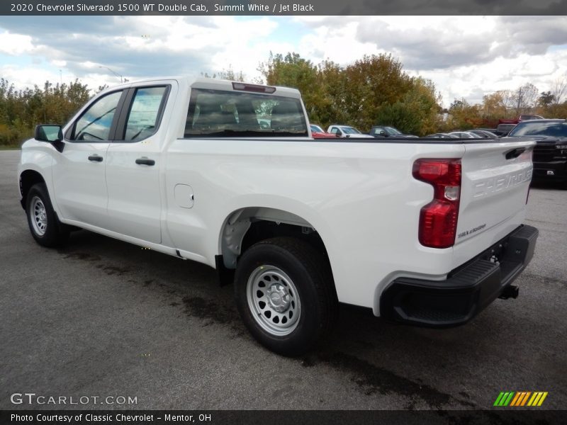 Summit White / Jet Black 2020 Chevrolet Silverado 1500 WT Double Cab