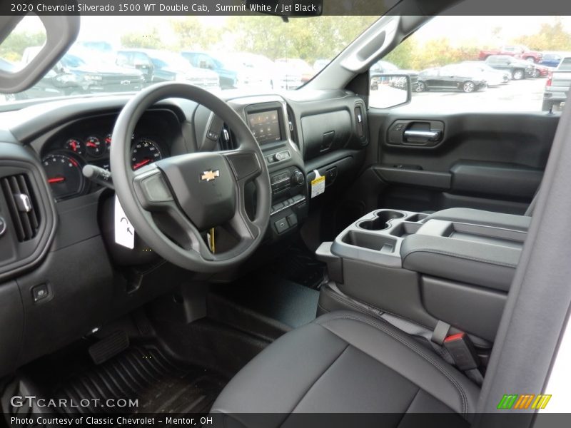  2020 Silverado 1500 WT Double Cab Jet Black Interior