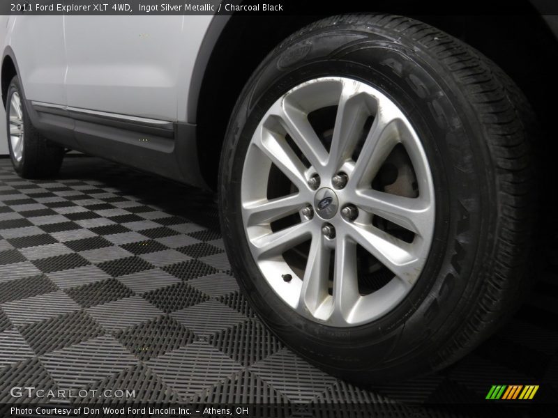 Ingot Silver Metallic / Charcoal Black 2011 Ford Explorer XLT 4WD
