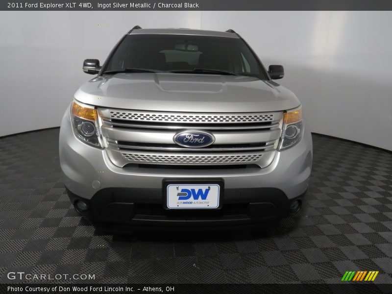 Ingot Silver Metallic / Charcoal Black 2011 Ford Explorer XLT 4WD