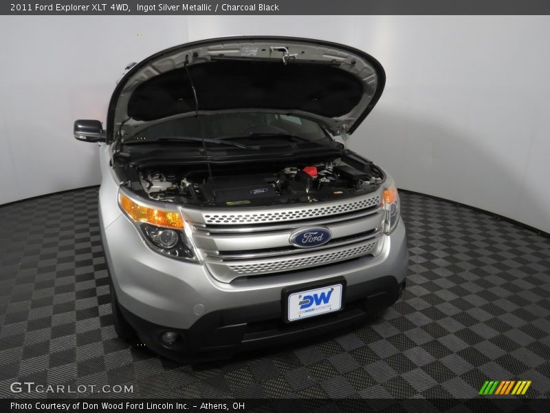 Ingot Silver Metallic / Charcoal Black 2011 Ford Explorer XLT 4WD