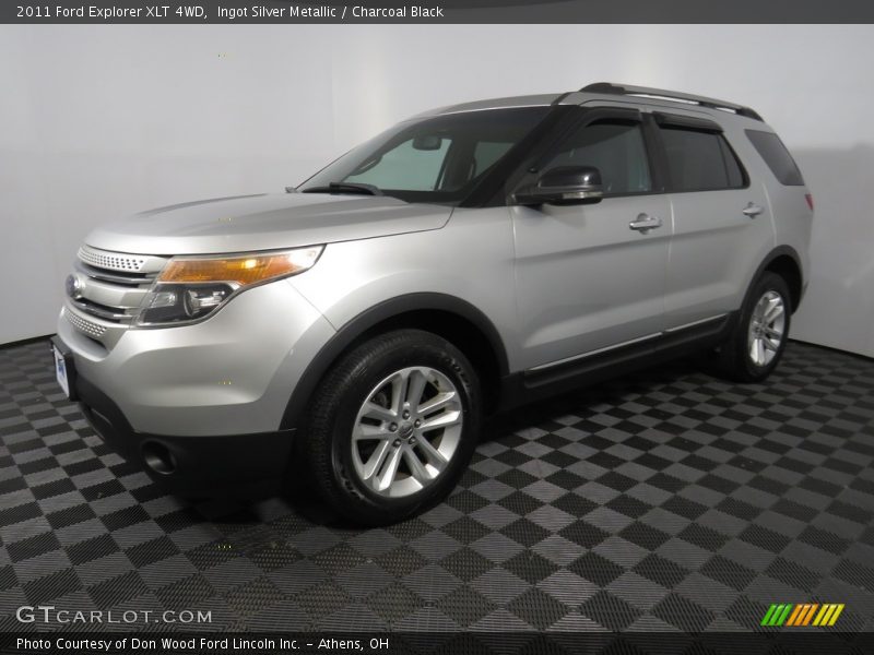Ingot Silver Metallic / Charcoal Black 2011 Ford Explorer XLT 4WD